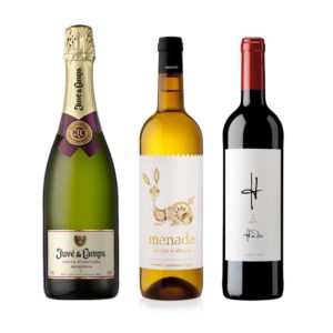 Pack variado con cava
