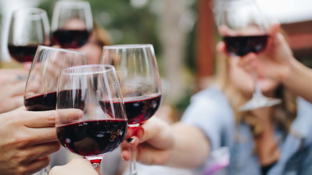 Wine and friends