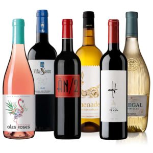 Pack variado blanco + tinto + rosado